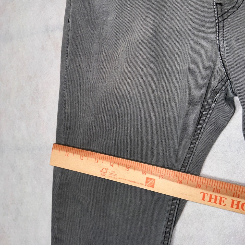 Levi's Jeans Mens 33x30 511 Slim Fit Gray Good Condition Stretch Denim - Picture 13 of 16